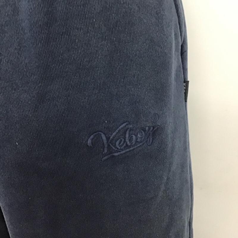 ケボズ KEBOZ ボトムス ボトムス スウェットパンツ L ロゴ、文字 紺 / ネイビー / メンズ USED 古着 中古 10106820