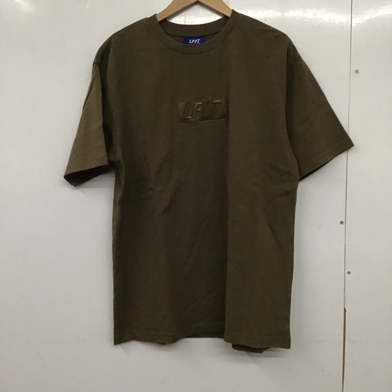 ラファイエット Lafayette Tシャツ 半袖 半袖カットソー プリントTシャツ クルーネックカットソー L ロゴ、文字 茶 / ブラウン / メンズ USED 古着 中古 10138158