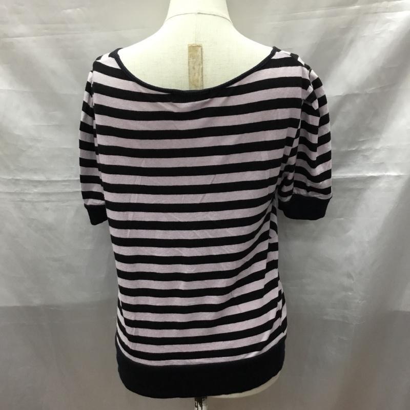 レイビームス Ray BEAMS カットソー 半袖 半袖カットソー プリントTシャツ Vネックカットソー M ボーダー柄 マルチカラー / マルチカラー / レディース USED 古着 中古 10118068