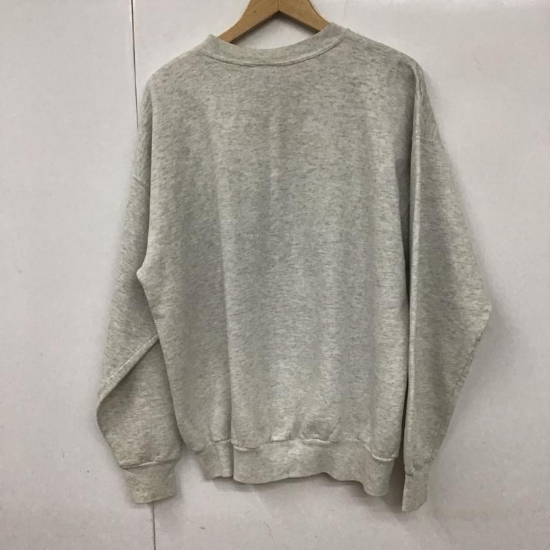 ヘインズ HANES トレーナー 長袖 長袖トレーナー スウェット クルーネック プルオーバー 90s プリント 灰 / グレー / メンズ USED 古着 中古 10130521