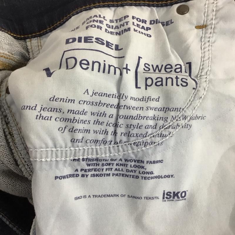 ディーゼル DIESEL パンツ デニム、ジーンズ 34インチ 無地 インディゴ / インディゴ / メンズ USED 古着 中古 10138222