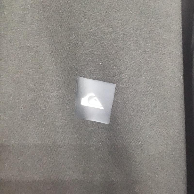 クイックシルバー Quiksilver パーカー 長袖 長袖パーカー プルオーバーパーカー スウェット M ロゴ、文字 黒 / ブラック / メンズ USED 古着 中古 10133126