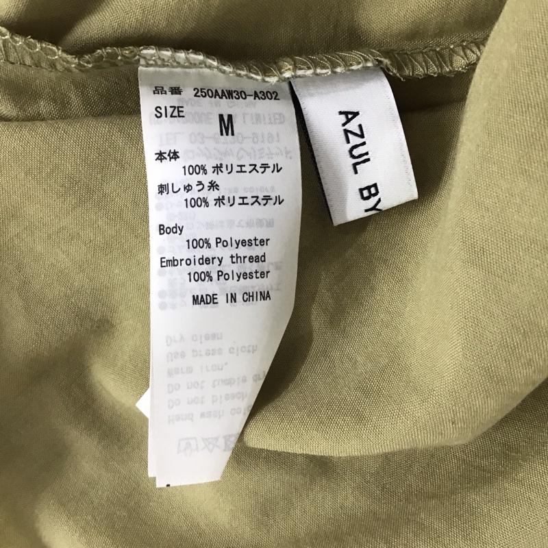 アズールバイマウジー AZUL BY MOUSSY シャツ、ブラウス 半袖 250aaw30-a302 ボタニカルトップス 半袖シャツカットソー M 刺繍 マルチカラー / マルチカラー / レディース USED 古着 中古 10111914