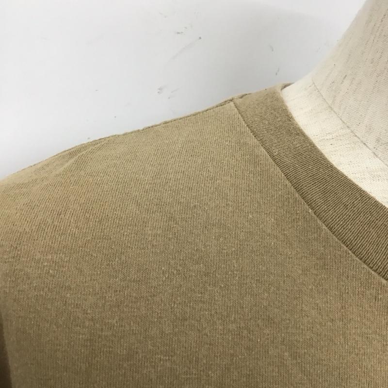 テンダーロイン TENDERLOIN Tシャツ 半袖 半袖カットソー プリントTシャツ クルーネックカットソー L プリント 茶 / ブラウン /  メンズ USED 古着 中古 10110908