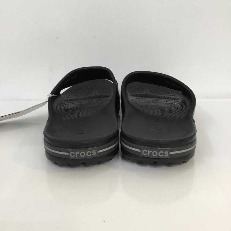 クロックス crocs サンダル サンダル 25cm 204108-02S Crocband II Slide シャワーサンダル 25.0cm 無地 黒 / ブラック / メンズ USED 古着 中古 10141999