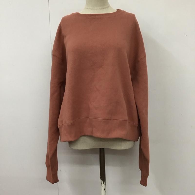 フリークスストア FREAK S STORE トレーナー 長袖 FREE 無地 桃 / ピンク / レディース USED 古着 中古 10114154