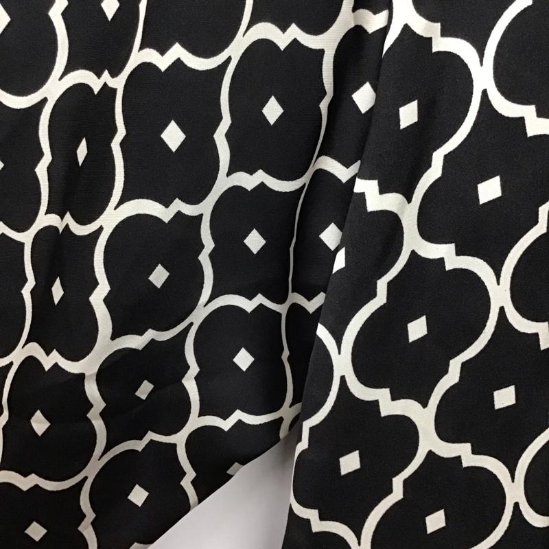 ザラ ZARA シャツ、ブラウス 長袖 長袖シャツ 総柄シャツ カラーシャツ M プリント 黒 / ブラック / X 白 / ホワイト / レディース USED 古着 中古 10136096