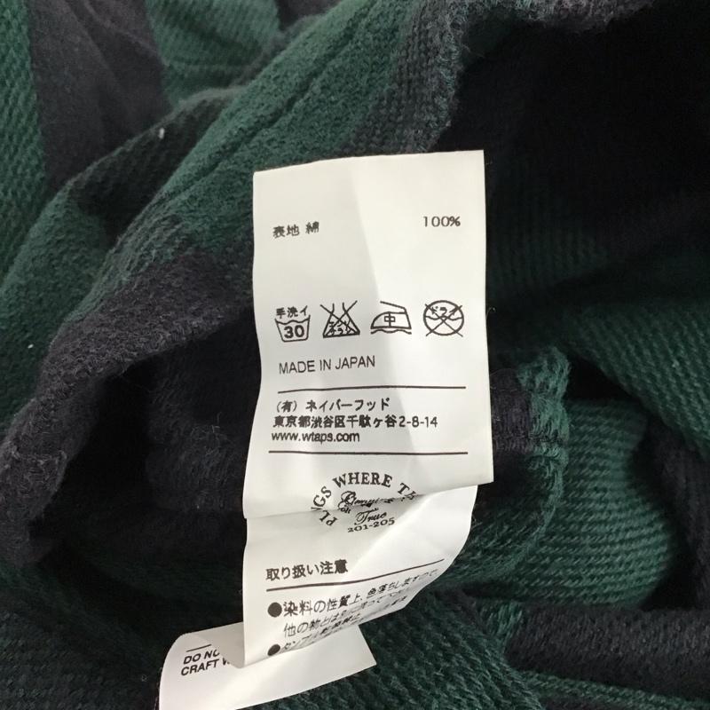 ダブルタップス WTAPS シャツ、ブラウス 長袖 長袖シャツ チェックシャツ カラーシャツ M チェック マルチカラー / マルチカラー / メンズ USED 古着 中古 10133696