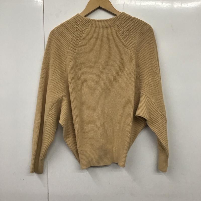 アダムエロペ ADAM ET ROPE カーディガン 長袖 FREE 無地 ベージュ / ベージュ / レディース USED 古着 中古 10131049