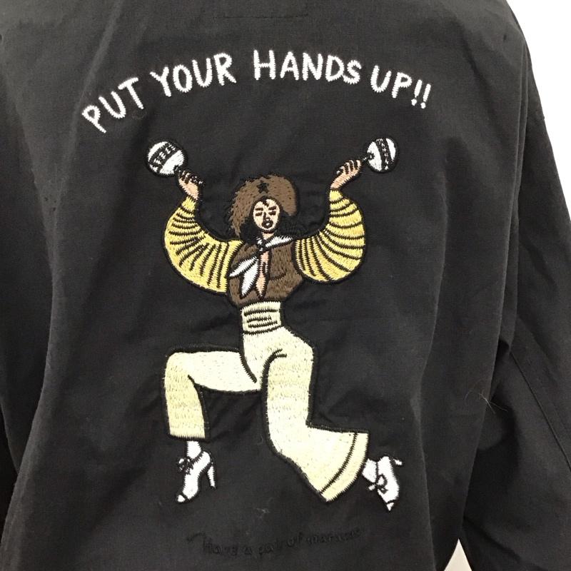 スライ SLY ジャケット、上着 ジャケット、ブレザー 030asa01-0210 NAIJEL GRAPH ナイジェルグラフ コラボ HANDS UP ジップアップ ジャケット ブルゾン FREE 無地 黒 / ブラック / レディース USED 古着 中古 10119875