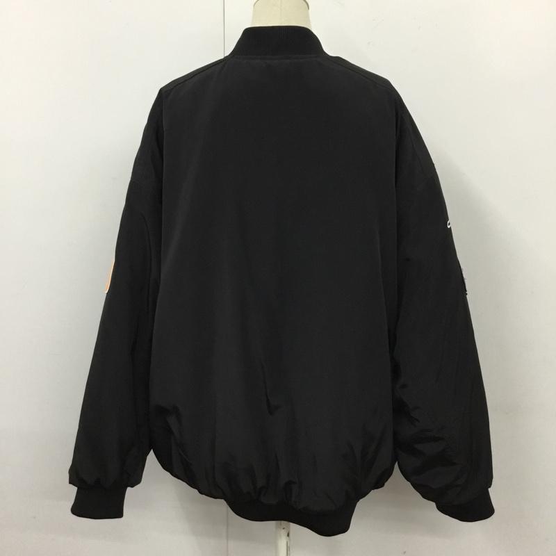 ヘンネスアンドモーリッツ H&M ジャケット、上着 ジャンパー、ブルゾン ナイロンジャケット ベンチジャケット アウター カジュアルジャケット S ロゴ、文字 黒 / ブラック / レディース USED 古着 中古 10110098