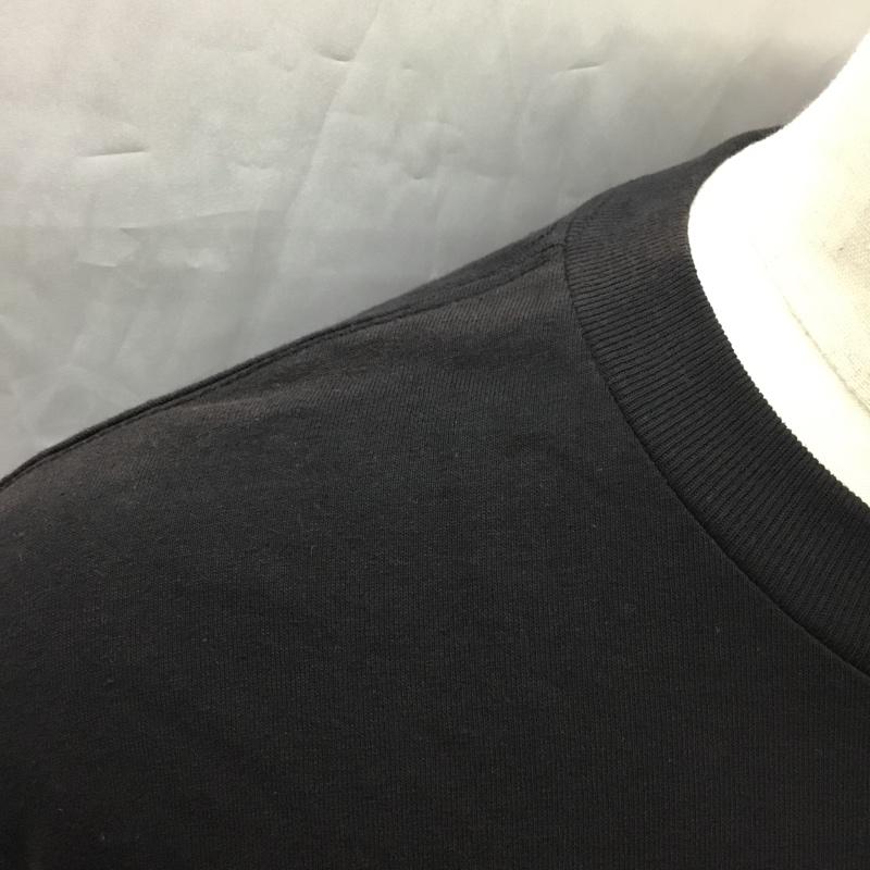 トゥデイエディション TODAY edition Tシャツ 半袖 半袖カットソー プリントTシャツ クルーネックカットソー M ロゴ、文字 黒 / ブラック /  メンズ USED 古着 中古 10112325