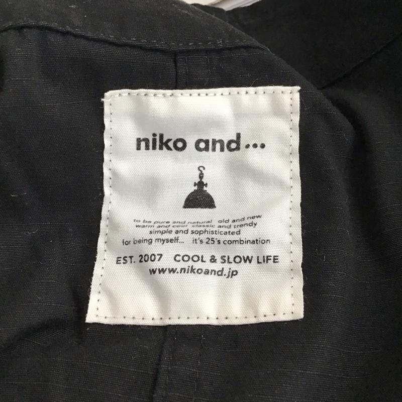 ニコアンド niko and... ベスト ベスト S223IF17AD リボン FREE 無地 黒 / ブラック / レディース USED 古着 中古 10121601