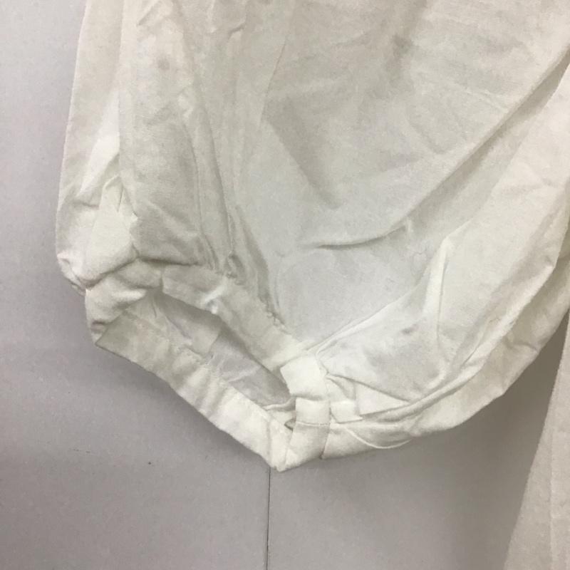 スナイデル SNIDEL シャツ、ブラウス 半袖 SWFB182091 コットンパフスリーブブラウス FREE 無地 白 / ホワイト / レディース USED 古着 中古 10131810