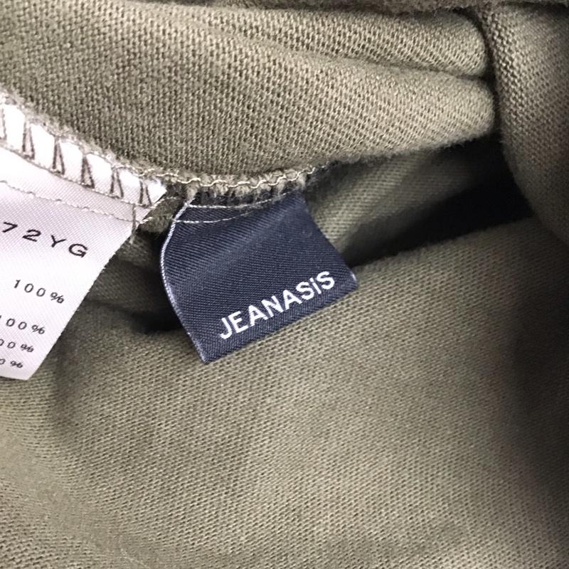 ジーナシス JEANASIS ワンピース ロングスカート js071272yg 7分袖ワンピース FREE 無地 カーキ / カーキ / レディース USED 古着 中古 10121159