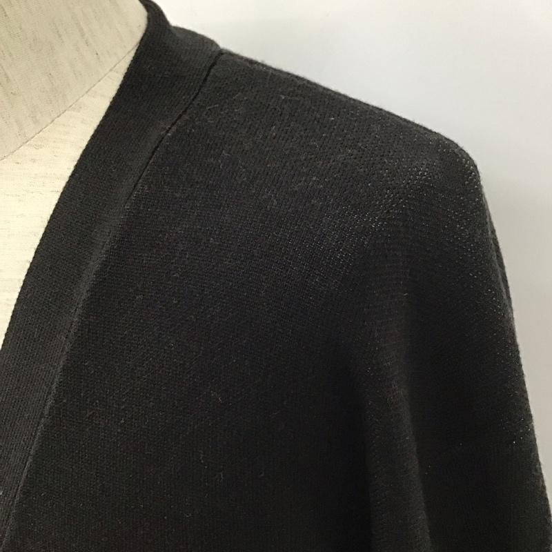ベンデイビス BEN DAVIS カーディガン 長袖 I-23380040 DiceKnitCardigan ビッグシルエット オーバーサイズ トップス ニットカーディガン L ロゴ、文字 黒 / ブラック / メンズ USED 古着 中古 10111621