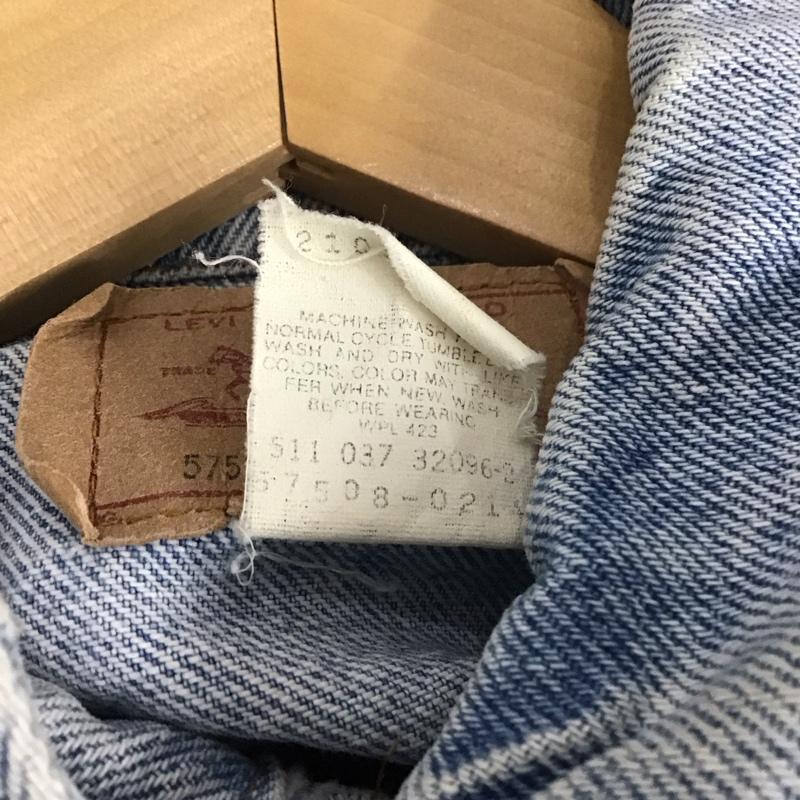 リーバイストラウスアンドコー Levi Strauss & co. ジャケット、上着 ジャンパー、ブルゾン デニムジャケット Gジャン アウター カジュアルジャケット L 無地 インディゴ / インディゴ / メンズ USED 古着 中古 10139492
