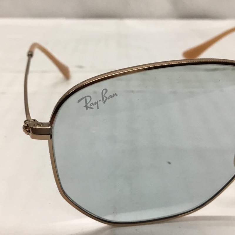 レイバン Ray-Ban めがね・サングラス サングラス RB3548-N 9131 0Y HEXAGONAL EVOLVE FLAT LENSES ロゴ、文字 金 / ゴールド / メンズ USED 古着 中古 10111052