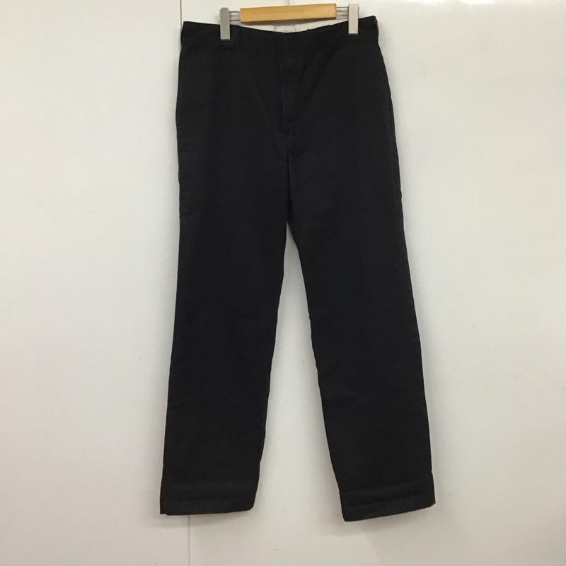 ディッキーズ Dickies パンツ ワークパンツ、ペインターパンツ ワークパンツ ワイドパンツ カジュアルパンツ 34 無地 黒 / ブラック / メンズ USED 古着 中古 10131403