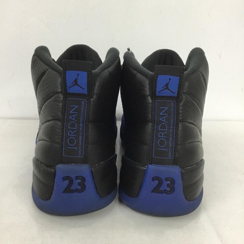ナイキ NIKE スニーカー スニーカー 130690-014 AIR JORDAN 12 RETRO 29cm 29.0cm ロゴ、文字 黒 / ブラック / X 青 / ブルー / メンズ USED 古着 中古 10138323