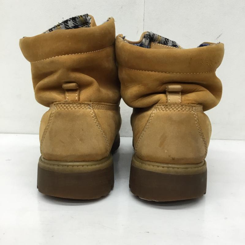 ティンバーランド Timberland ブーツ ショートブーツ Woolrich D475 192 25.5cm ロゴ、文字 茶 / ブラウン / メンズ USED 古着 中古 10138524