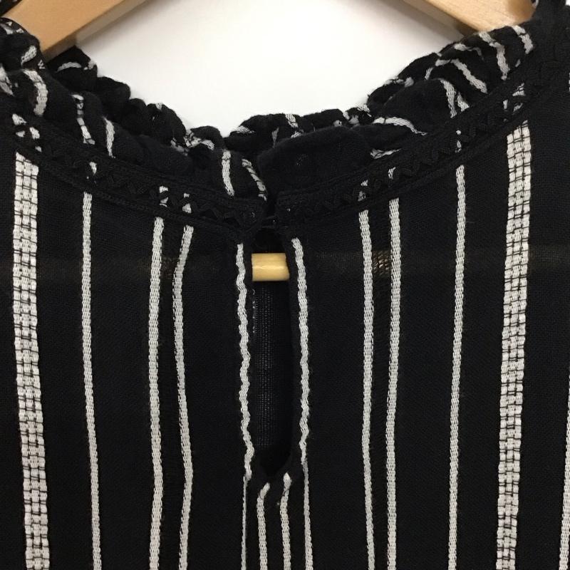 ザラ ZARA ワンピース ひざ丈スカート M 黒 / ブラック / レディース USED 古着 中古 10139539