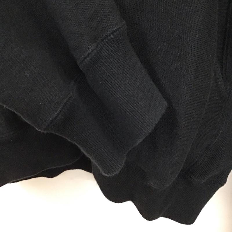 グッドオン Good On パーカー 長袖 ジップアップ L 無地 黒 / ブラック / メンズ USED 古着 中古 10134919