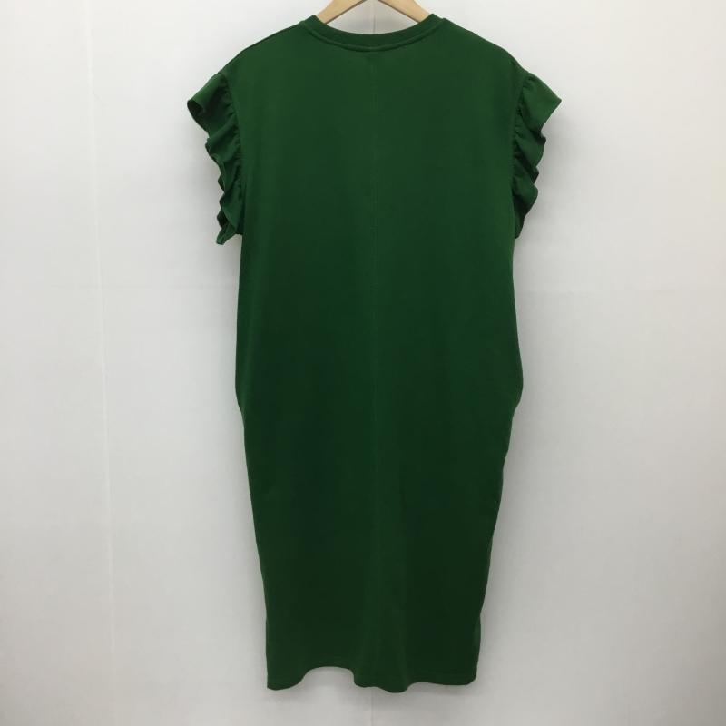 ロデオクラウンズ Rodeo Crowns ワンピース ロングスカート FREE ロゴ、文字 緑 / グリーン / レディース USED 古着 中古 10134143