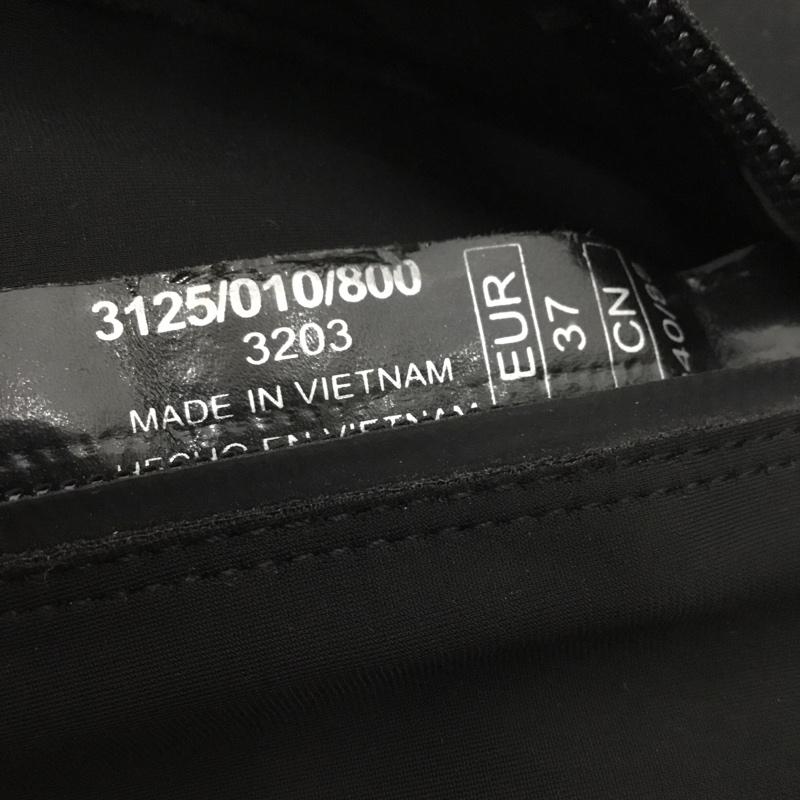 ザラ ZARA ブーツ 一般 3125 010 800 EU37 無地 黒 / ブラック / レディース USED 古着 中古 10139446