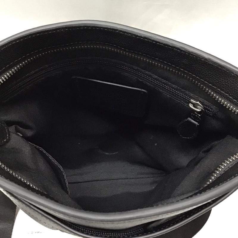 コーチ COACH ショルダーバッグ ショルダーバッグ F23216 ストライプ ロゴ、文字 紺 / ネイビー / メンズ USED 古着 中古 10120575