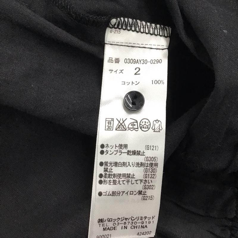 スライ SLY シャツ、ブラウス 長袖 0309ay30-0290 2 無地 黒 / ブラック / レディース USED 古着 中古 10119879