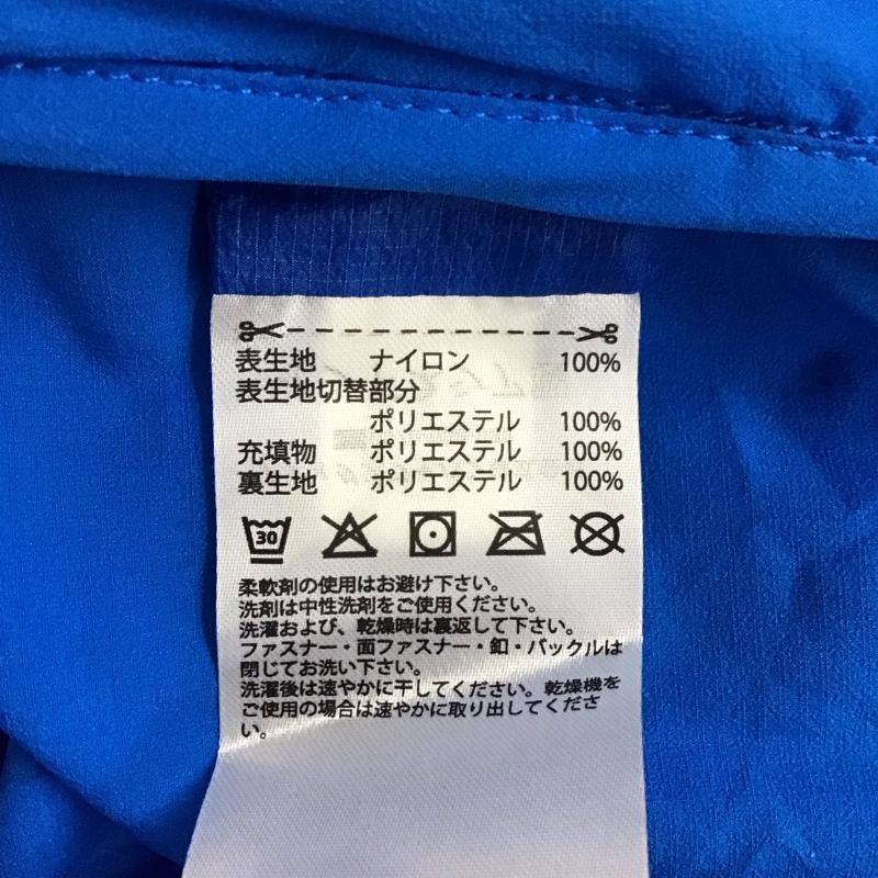 アディダス adidas パーカー 長袖 dq1493 AGRAVICHOODEDALPHASHIELD ジップアップパーカー スポーツウェア M ロゴ、文字 青 / ブルー / メンズ USED 古着 中古 10124726