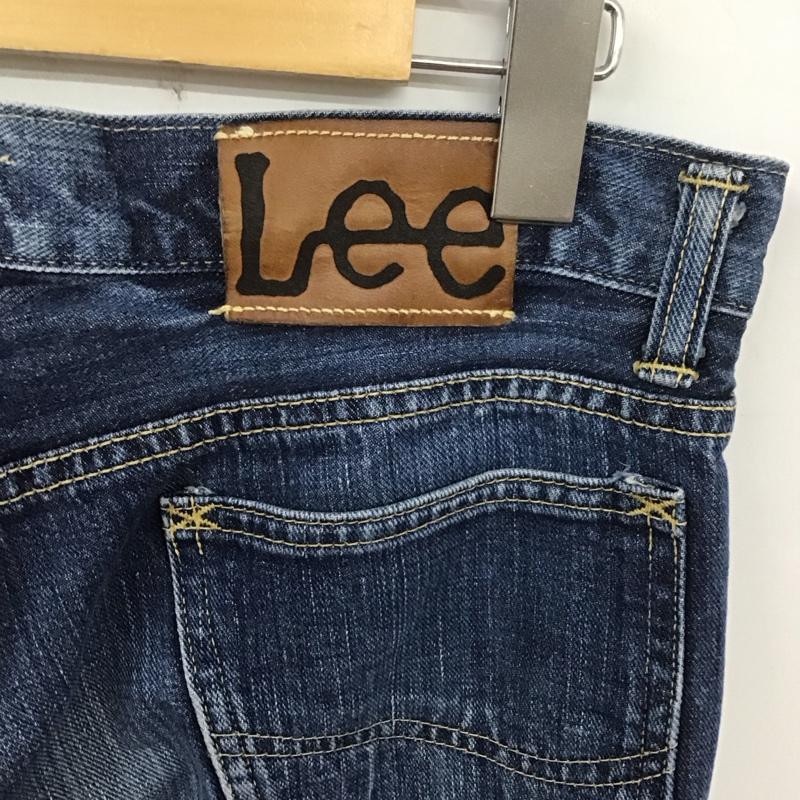 リー Lee パンツ デニム、ジーンズ デニムパンツ スリムパンツ カジュアルパンツ 90s 復刻セルビッチ 31インチ 無地 インディゴ / インディゴ /  メンズ USED 古着 中古 10126651