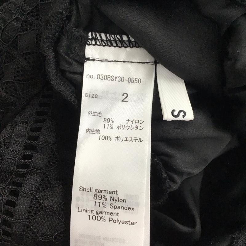 スライ SLY カットソー 長袖 030bsy30-0550 DIA LACE BOLERO 2 無地 黒 / ブラック / レディース USED 古着 中古 10119877