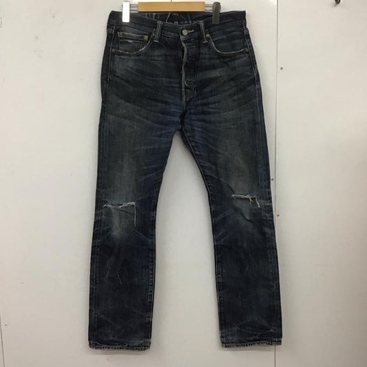 リーバイストラウスアンドコー Levi Strauss & co. パンツ デニム、ジーンズ デニムパンツ ワイドパンツ カジュアルパンツ ストレートパンツ 32インチ 無地 インディゴ / インディゴ /  メンズ USED 古着 中古 10126803