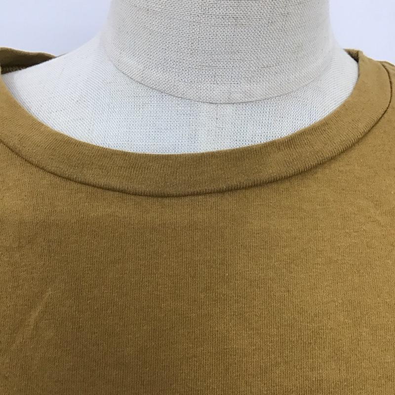 サマンサモスモス Samansa Mos2 カットソー 半袖 半袖カットソー 無地Tシャツ クルーネックカットソー フレア FREE 無地 茶 / ブラウン / レディース USED 古着 中古 10122709