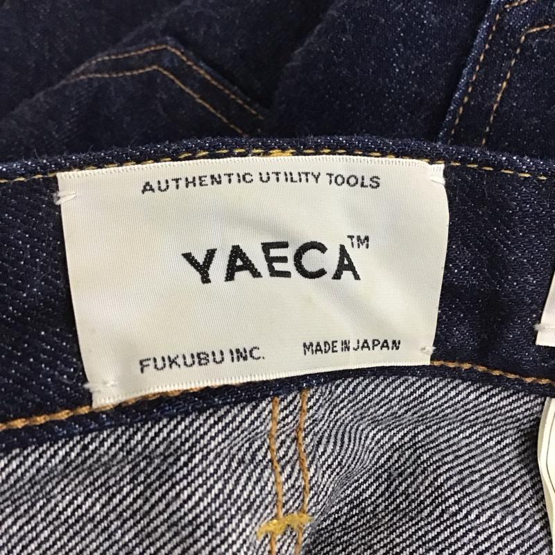 ヤエカ YAECA パンツ デニム、ジーンズ デニムパンツ ワイドパンツ カジュアルパンツ ストレッチパンツ 32インチ 無地 インディゴ / インディゴ / メンズ USED 古着 中古 10131641