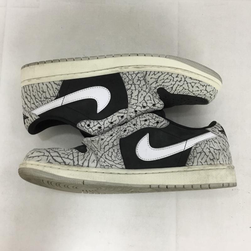 ナイキ NIKE スニーカー スニーカー CZ0790-001 AIR JORDAN 1 LOW OG 27cm 箱有 27.0cm ロゴ、文字 黒 / ブラック / X 灰 / グレー / メンズ USED 古着 中古 10138472