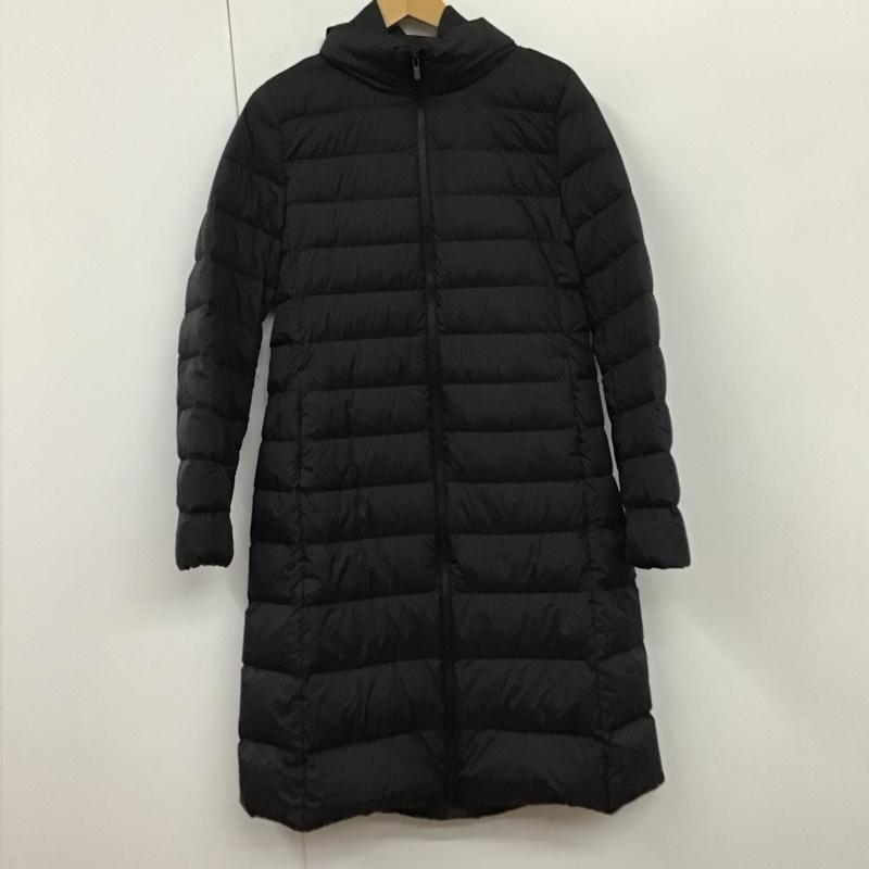 ユニクロ UNIQLO コート ダウンコート 211-469872 ウルトラライトダウンロングコート M 無地 黒 / ブラック / レディース USED 古着 中古 10131752