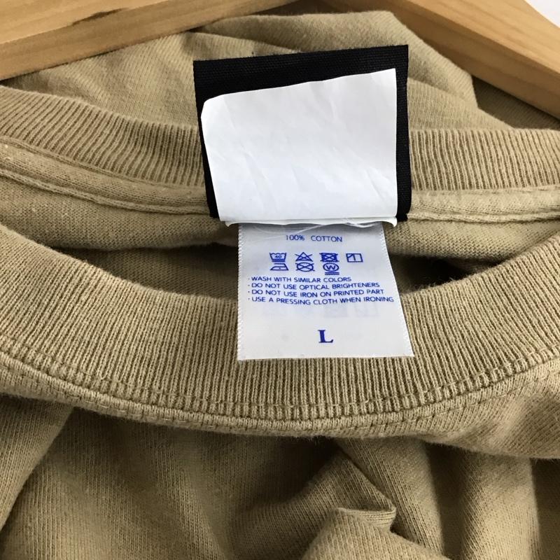 スラッシャー THRASHER Tシャツ 半袖 半袖カットソー プリントTシャツ クルーネックカットソー L ロゴ、文字 ベージュ / ベージュ / メンズ USED 古着 中古 10150119