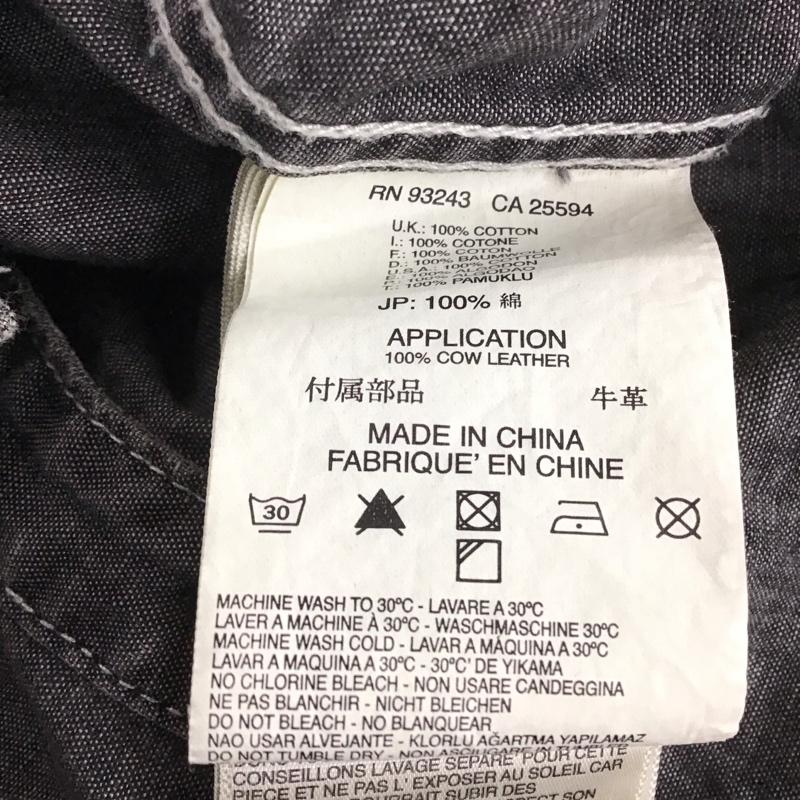 ディーゼル DIESEL シャツ、ブラウス 長袖 長袖シャツ 無地シャツ カラーシャツ L ロゴ、文字 灰 / グレー / メンズ USED 古着 中古 10144182