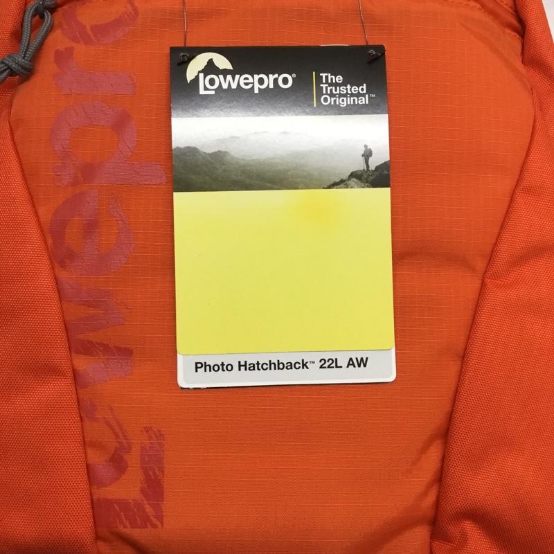 ロープロ Lowepro リュックサック、デイパック リュックサック、デイバッグ Photo Hatchback 22L カメラバッグ カメラリュック ロゴ、文字 橙 / オレンジ / メンズ USED 古着 中古 10135399