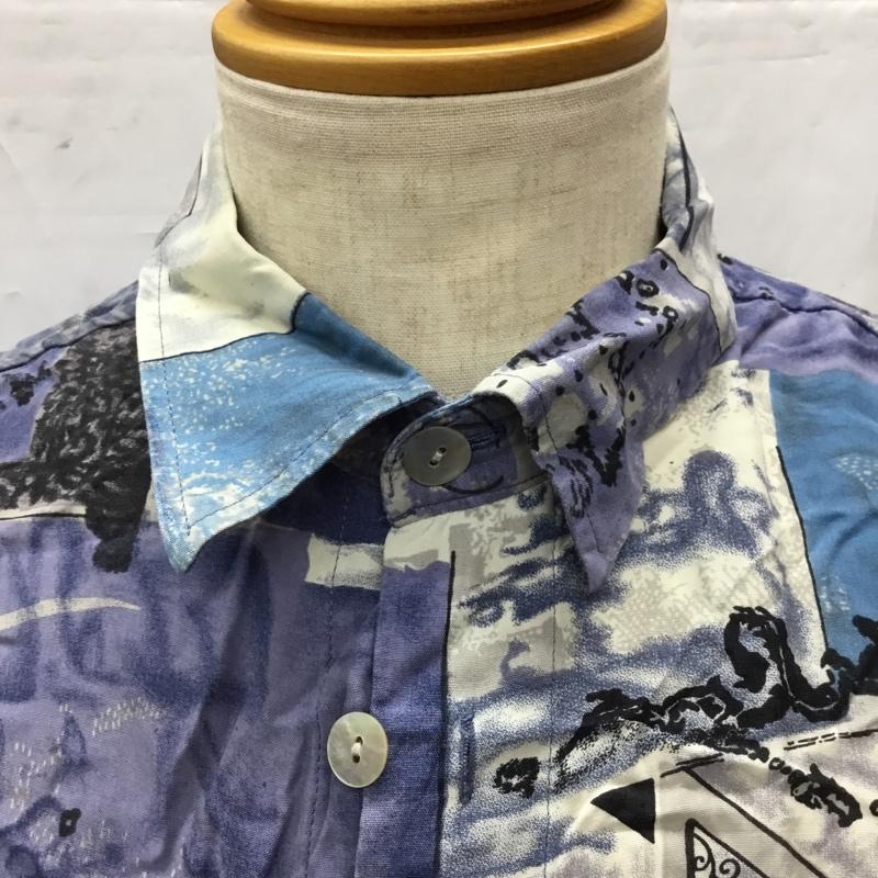 古着 USED シャツ、ブラウス 長袖 長袖シャツ カラーシャツ 長袖カットソー アロハシャツ 総柄 マルチカラー / マルチカラー / メンズ USED 古着 中古 10106422