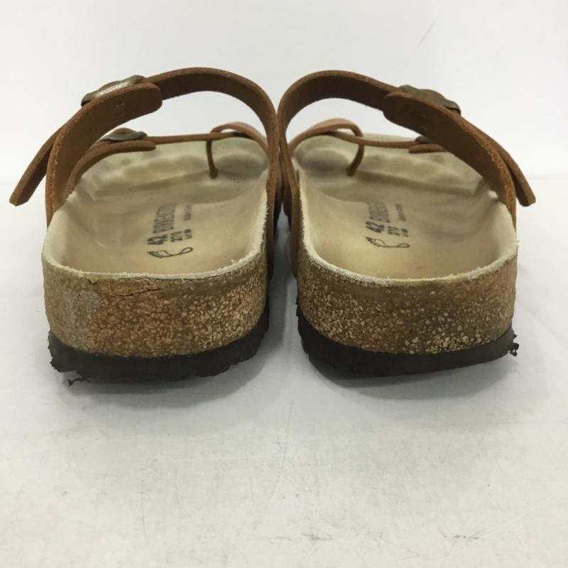 ビルケンシュトック BIRKENSTOCK サンダル サンダル マヤリ 27cm 42 27.0cm 無地 茶 / ブラウン / メンズ USED 古着 中古 10133816