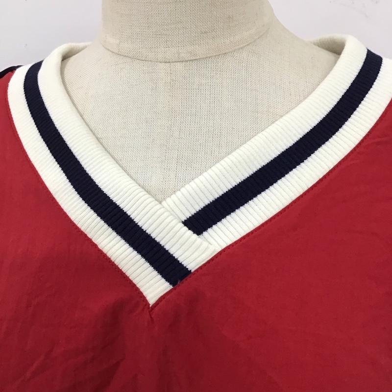 ニコアンド niko and... カットソー 長袖 M 無地 赤 / レッド / レディース USED 古着 中古 10120346