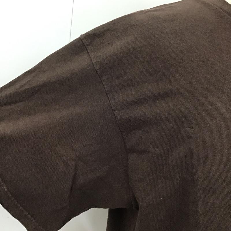 カーハート Carhartt Tシャツ 半袖 半袖カットソー プリントTシャツ クルーネックカットソー 80s 90s L 無地 茶 / ブラウン / メンズ USED 古着 中古 10107238