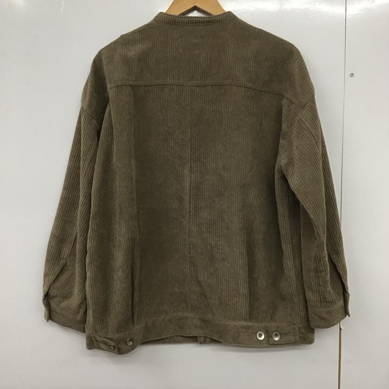 ローリーズファーム LOWRYS FARM ジャケット、上着 ジャケット、ブレザー コーデュロイジャケット FREE 無地 茶 / ブラウン / レディース USED 古着 中古 10133872