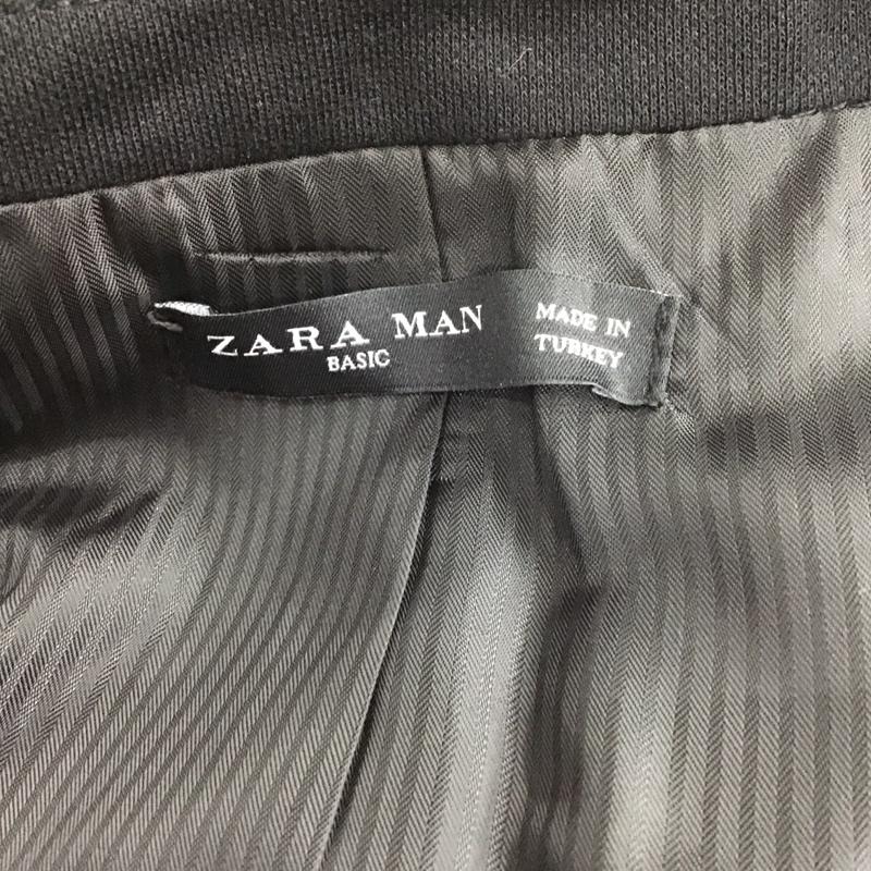 ザラメン ZARA MAN ジャケット、上着 ジャケット、ブレザー カジュアルジャケット カラージャケット ポケットジャケット アウター スーツ XXL 無地 黒 / ブラック / メンズ USED 古着 中古 10107482