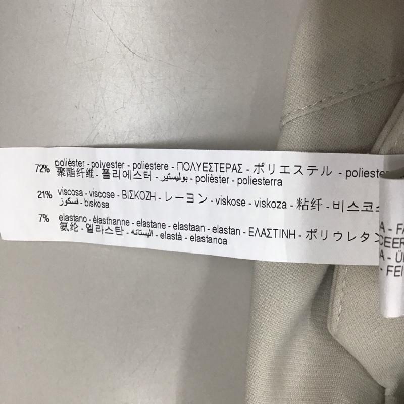 ザラ ZARA ボトムス ボトムス 1608 332 251 ハイウエスト テーパードパンツ S 無地 ベージュ / ベージュ / レディース USED 古着 中古 10116950