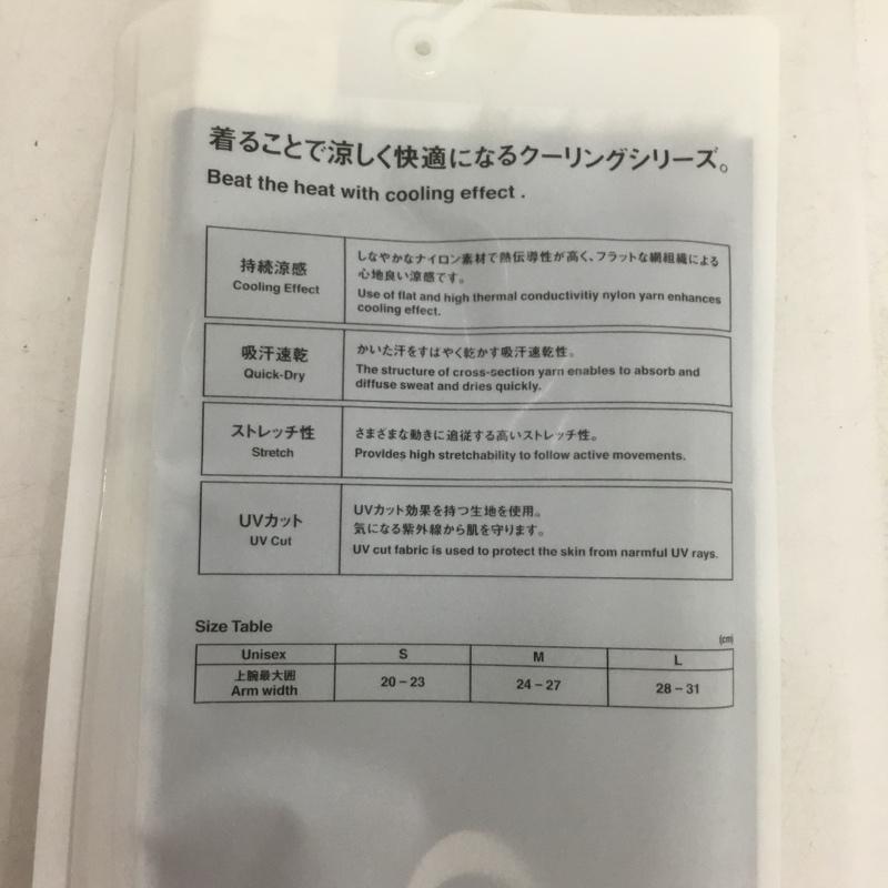 古着 USED ファッション小物 ファッション小物 C3fit 3F09161 クーリングアームカバー 甲無し UVカット ワンポイント 黒 / ブラック / メンズ USED 古着 中古 10132864